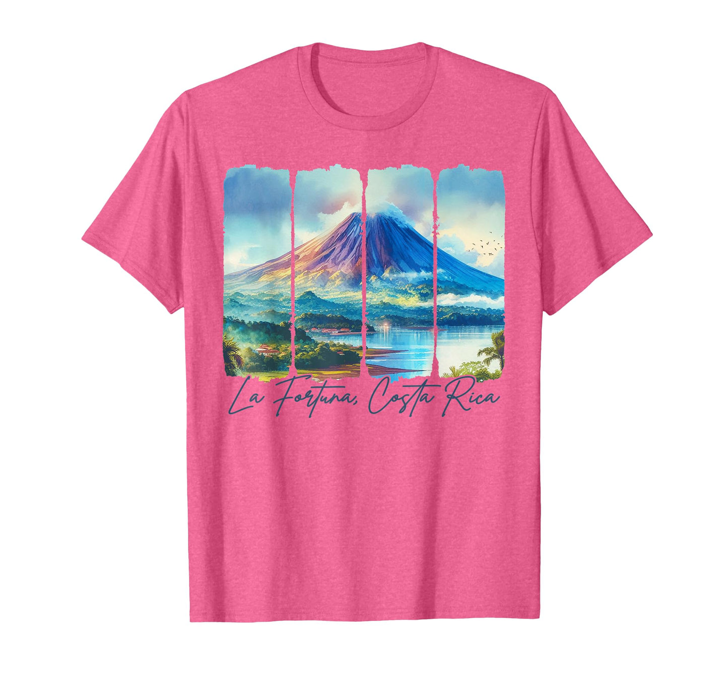 La Fortuna Costa Rica Traveling Brushstroke La Fortuna Trip T-Shirt