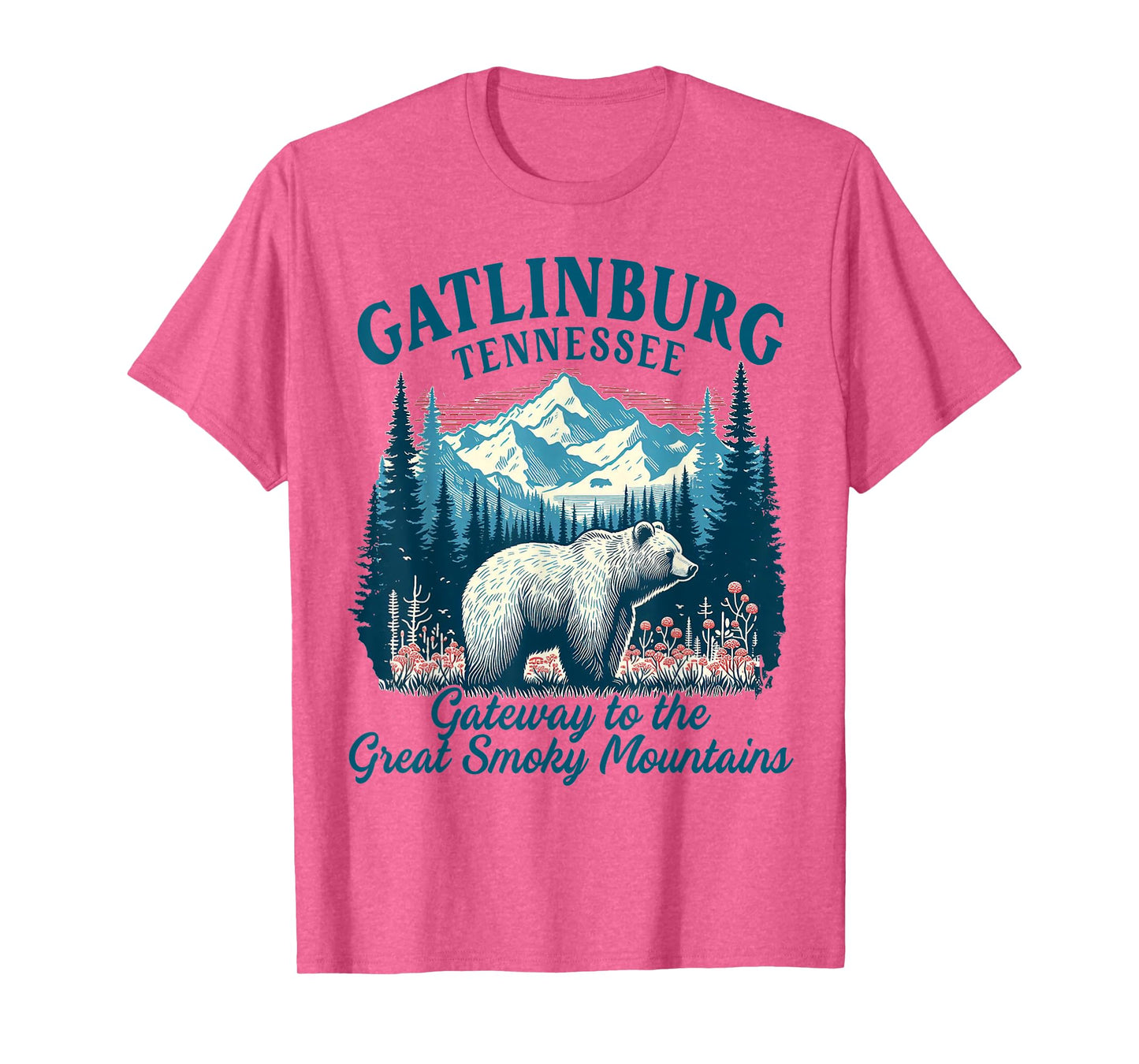 Gatlinburg Great Smoky Mountains Tennessee Exploring Travel T-Shirt