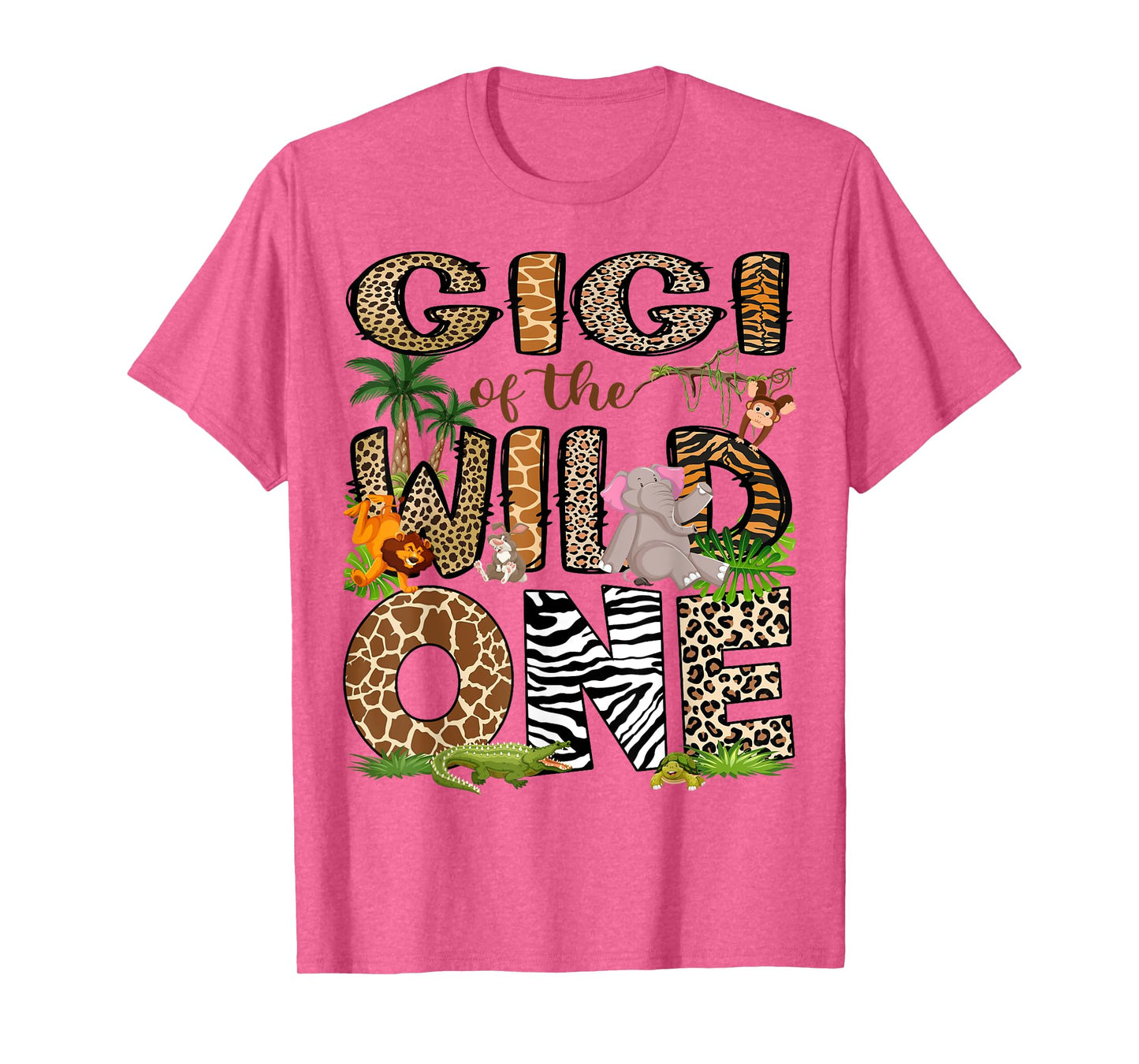 Gigi Of The Birthday Wild One 1St Birthday Safari T-Shirt