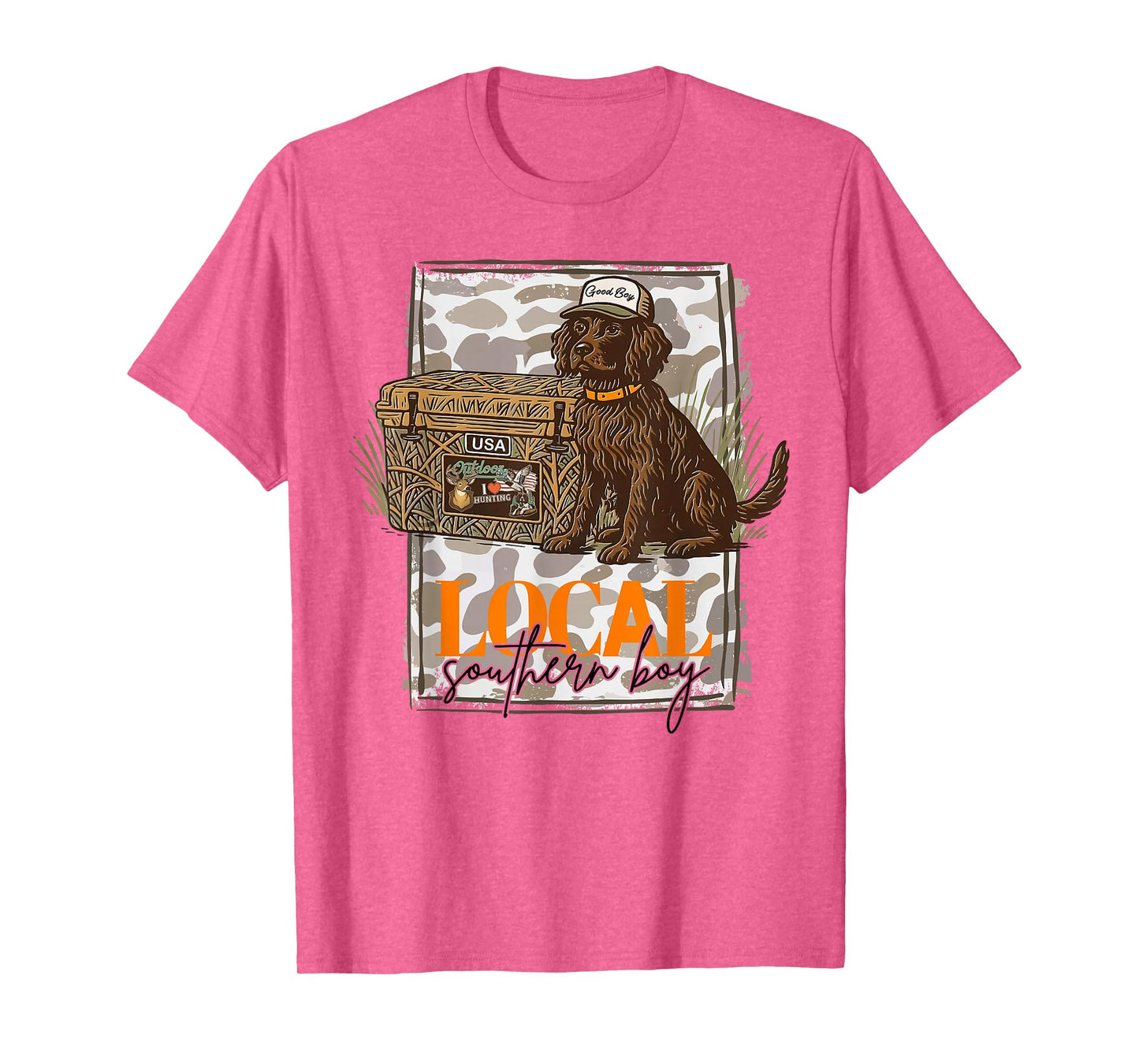 Local Southern Boy Boykin Spaniel Dog Duck Hunting Outdoor T-Shirt
