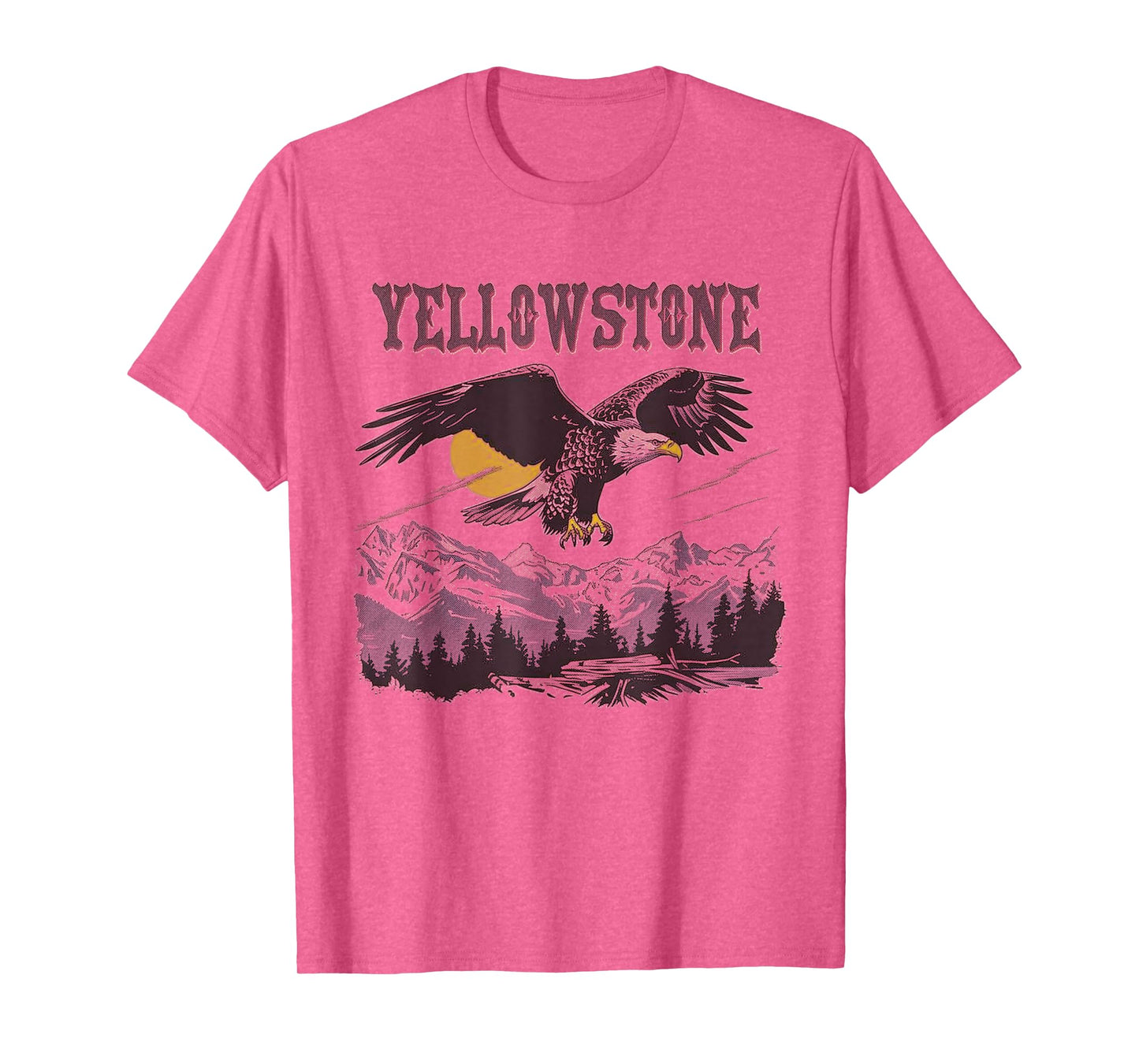 Yellowstone - US National Park Vintage Men Women Kids Retro T-Shirt