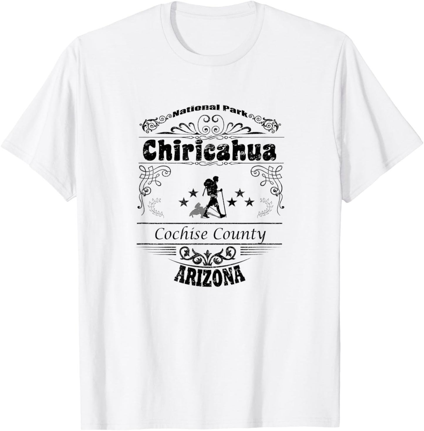 Chiricahua National Monument Arizona Retro Travel Memory T-Shirt - T-Shirt | White