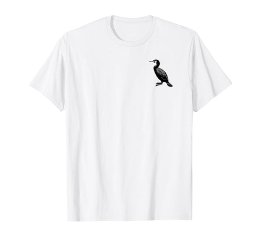 Cormorant Dad Mom Lover - Monochromatic Cormorant T-Shirt