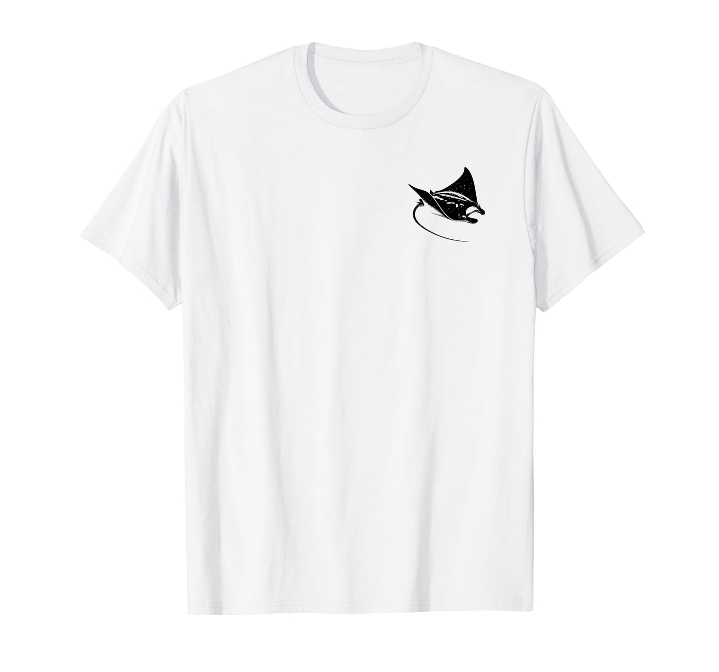 Manta ray Dad Mom Lover - Monochromatic Manta Ray T-Shirt