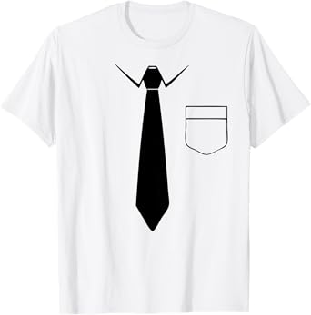 Novelty Collar and Tie tee, Dress code? No problem. Funny T-Shirt