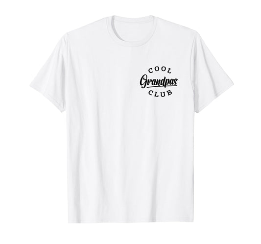 Cool Grandpas Club Pocket Funny Father's Day Cool Grandpa T-Shirt