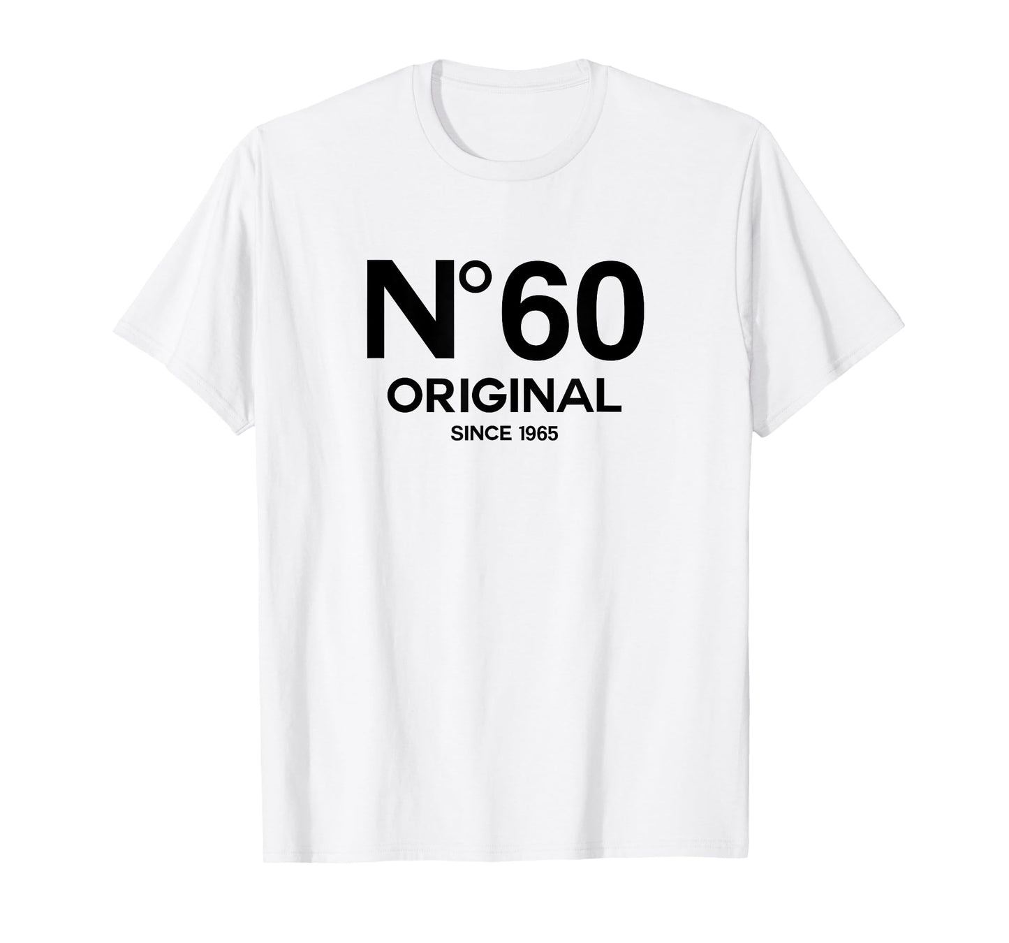 No 60 Original 60th Birthday Born in 1965 Fiftieth Retro T-Shirt