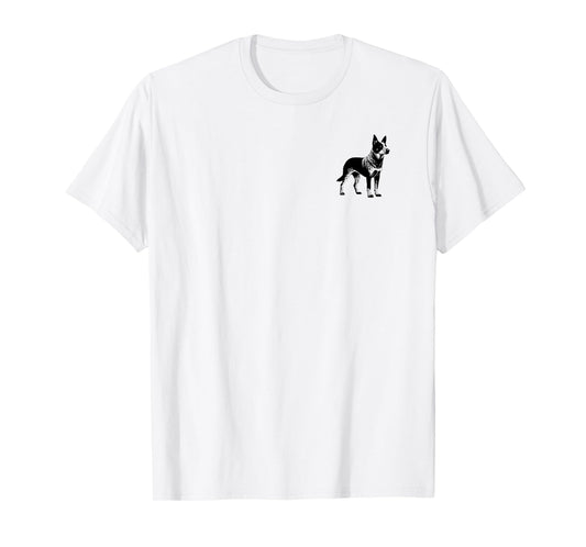 Dog Dad Mom Lover - Monochromatic Texas Heeler Men Women T-Shirt