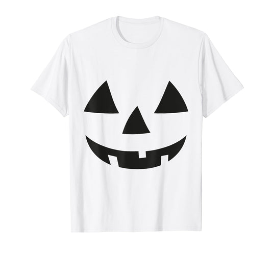 Jack O Lantern Pumpkin Face Funny Halloween Costume Spooky T-Shirt