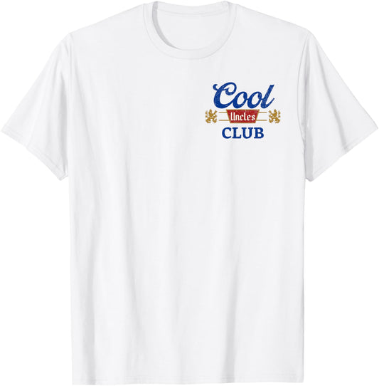 Cool Uncles Club Best Uncle Ever Funny Pocket Fathers Day T-Shirt