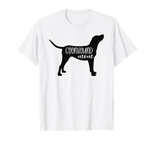 Cute Coonhound Mom Shirt Dog Mom Shirt Redbone Bluetick T-Shirt