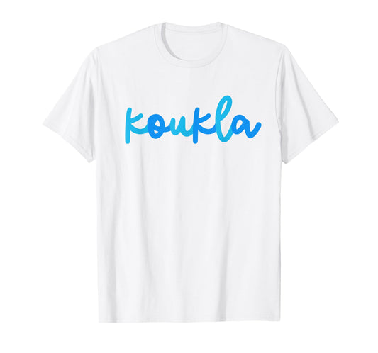 Koukla Greek Party Ancient Greek Pride Greek Flag Greece T-Shirt