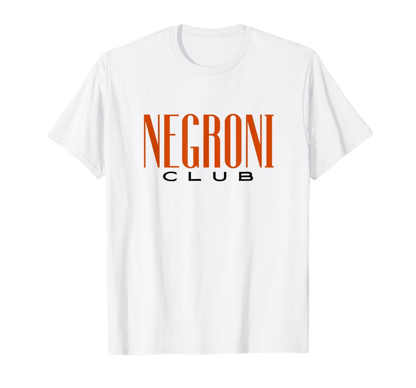 Negroni Club | Classic Gin Vermouth Cocktail Drink & Team T-Shirt