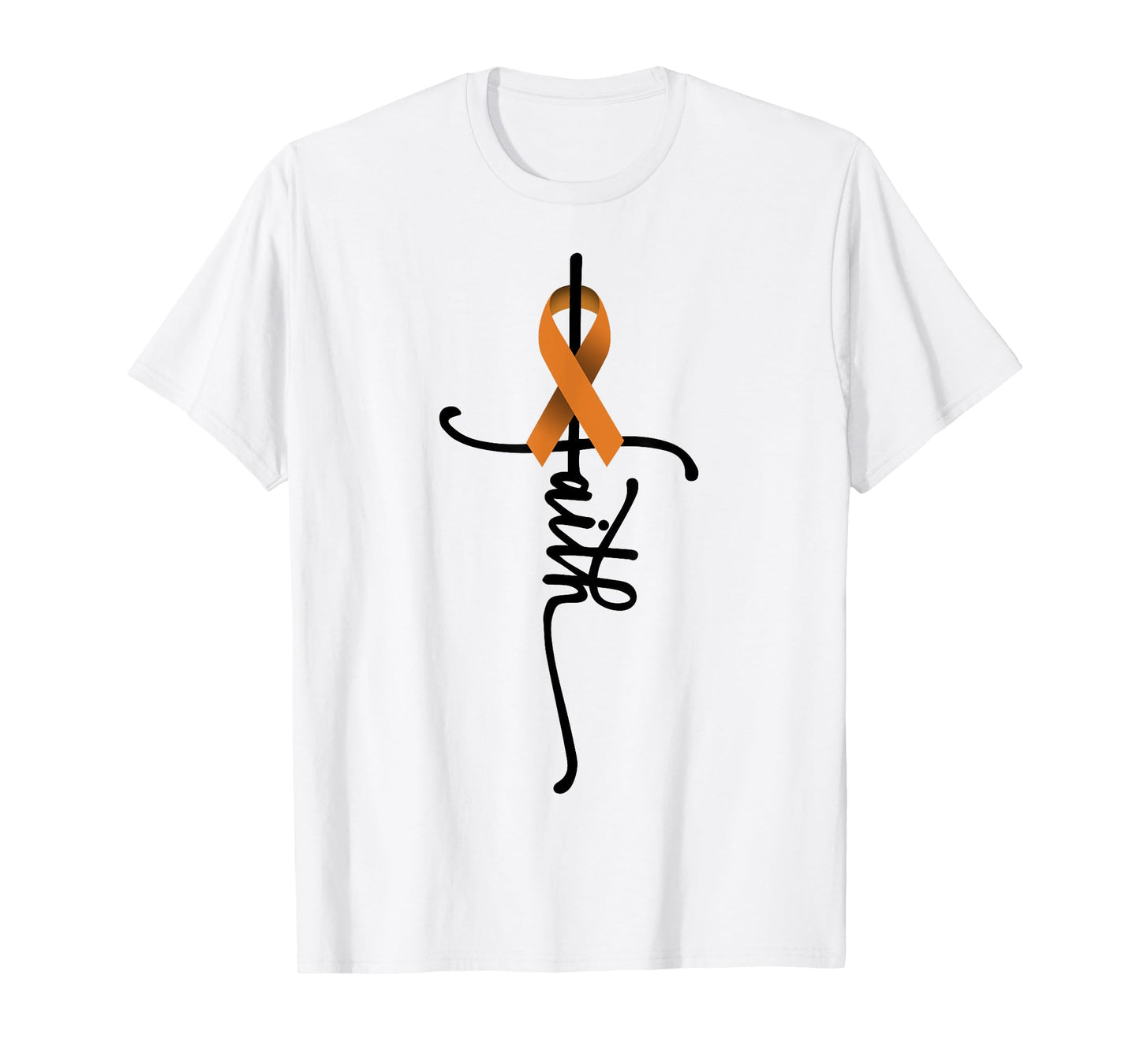 Appendix Cancer Faith Appendix Cancer Awareness Support T-Shirt