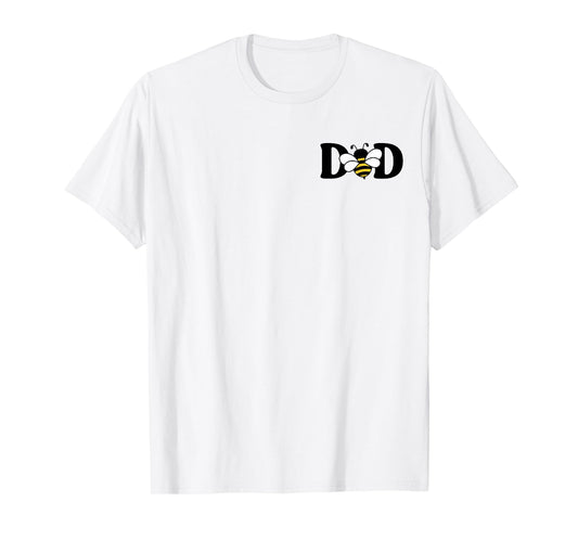 Dad Bee Cute Beekeeping 1st Birthday Matching Family Dada T-Shirt