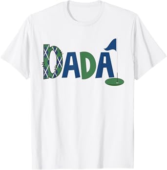 Dada of The Birthday Boy Hole in One Golf Sport Matching T-Shirt