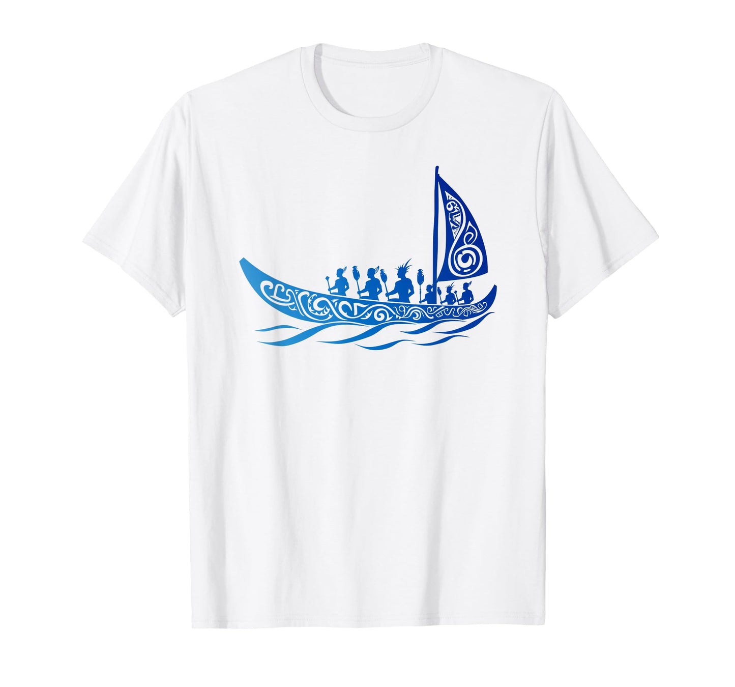Tribal Hawaiian Outrigger Canoe Shirt - Hawaiian Tribal T-Shirt