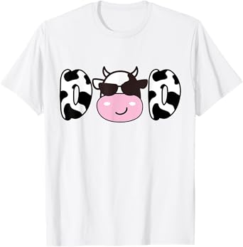 Dad of The Birthday Girl Funny Cow Daddy Papa Bday Matching T-Shirt