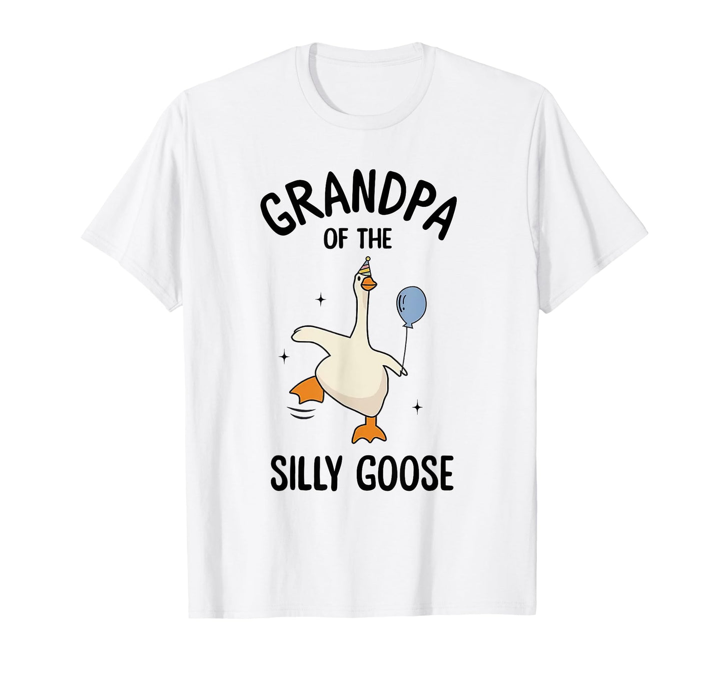 Grandpa Of The Silly Goose First Birthday Family Matching T-Shirt