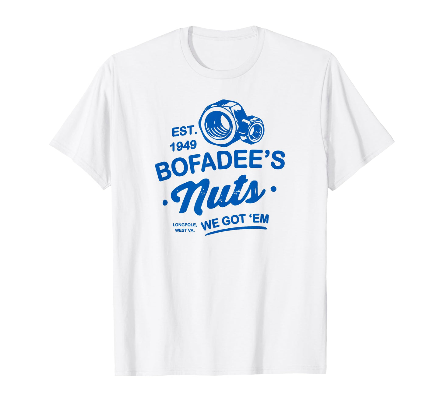 Bofadee's Nuts Funny Tee Design T-Shirt