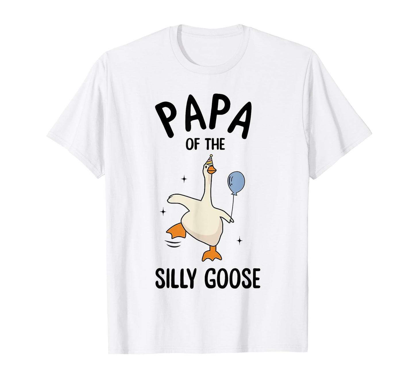 Papa Of The Silly Goose First Birthday Family Matching T-Shirt