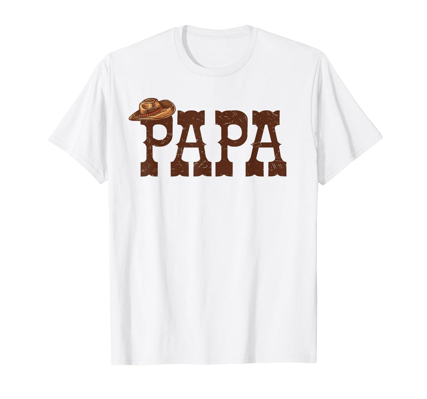 Papa Dad Western Family Matching Birthday Cowboy Cowgirl T-Shirt