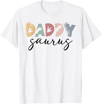 Daddy Dinosaur Family Matching Birthday Girls Party Daughter T-Shirt