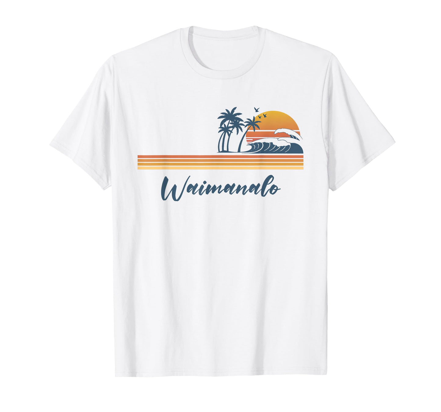 Waimanalo Beach Hawaii Family Matching Vacation Summer T-Shirt