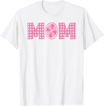 Mom First Birthday Pink Lemonade Family Outfit Lemon Party T-Shirt