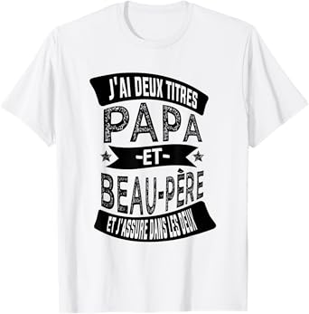 Merry Christmas Funny Gift For Dad And Stepfather T-Shirt