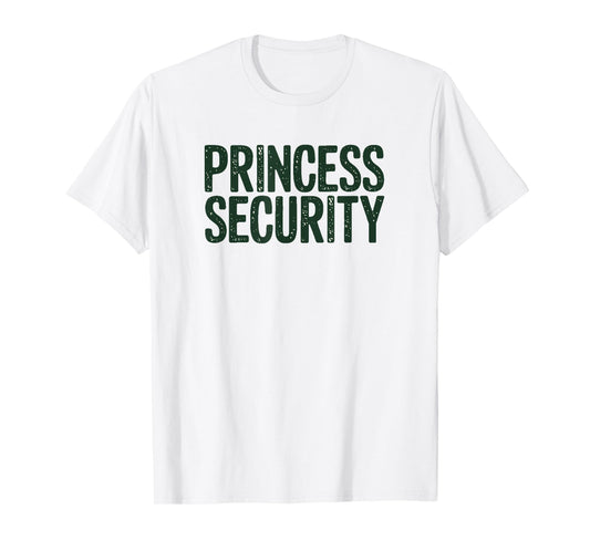 Princess Security Protection Matching Family Vintage Men T-Shirt