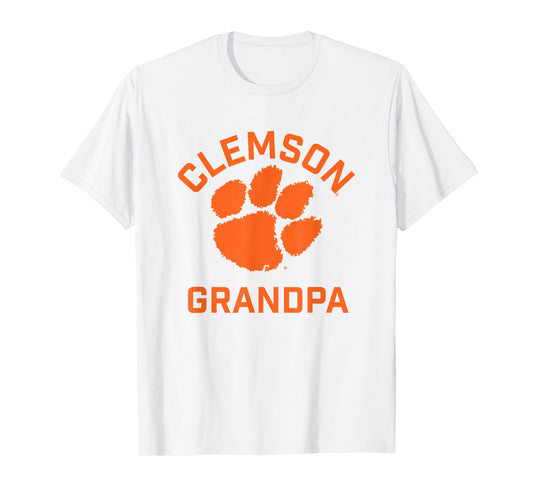 Clemson University Tigers Arched Grandpa T-Shirt