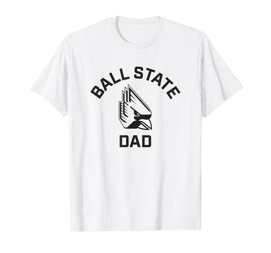 Ball State University Cardinals Arched Dad T-Shirt