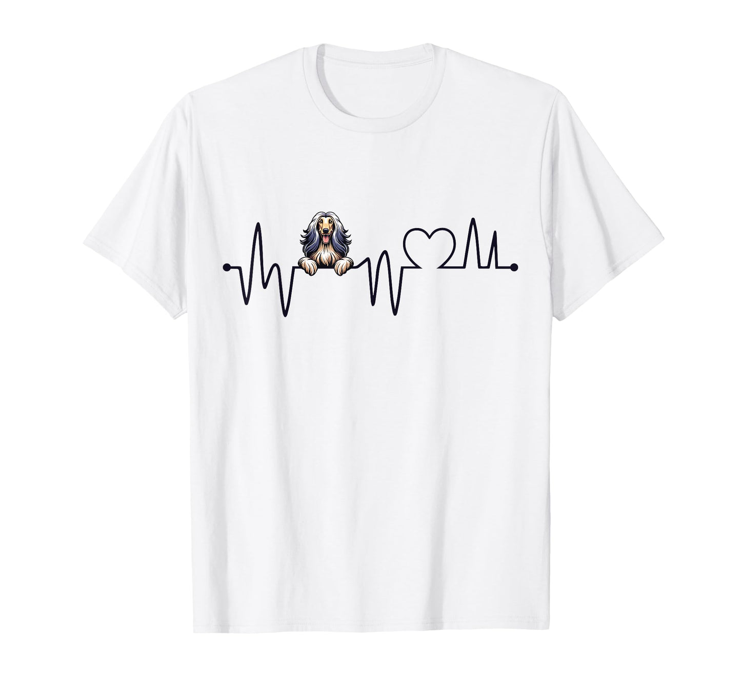 Cool Afghan Hound Art For Men Women Kids Afghan Lover T-Shirt