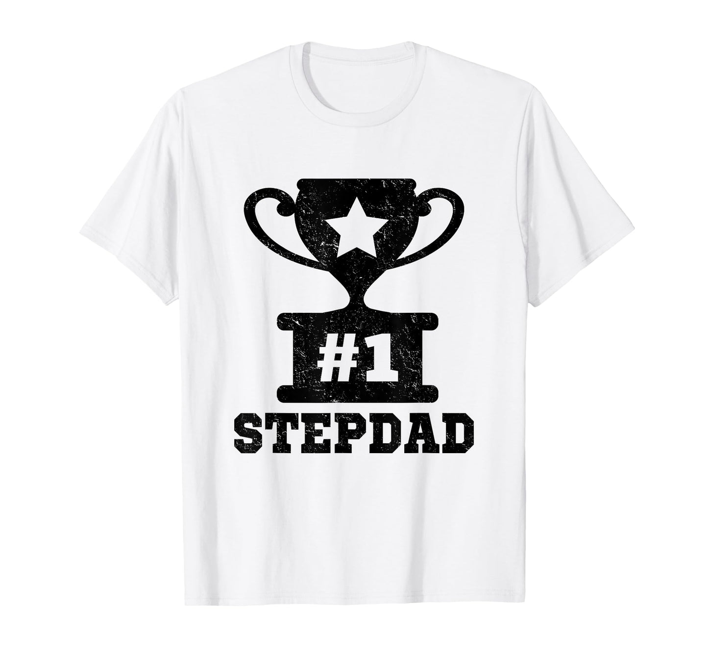 #1 Stepdad Number One Stepdad Stepfather Funny Father's Day T-Shirt