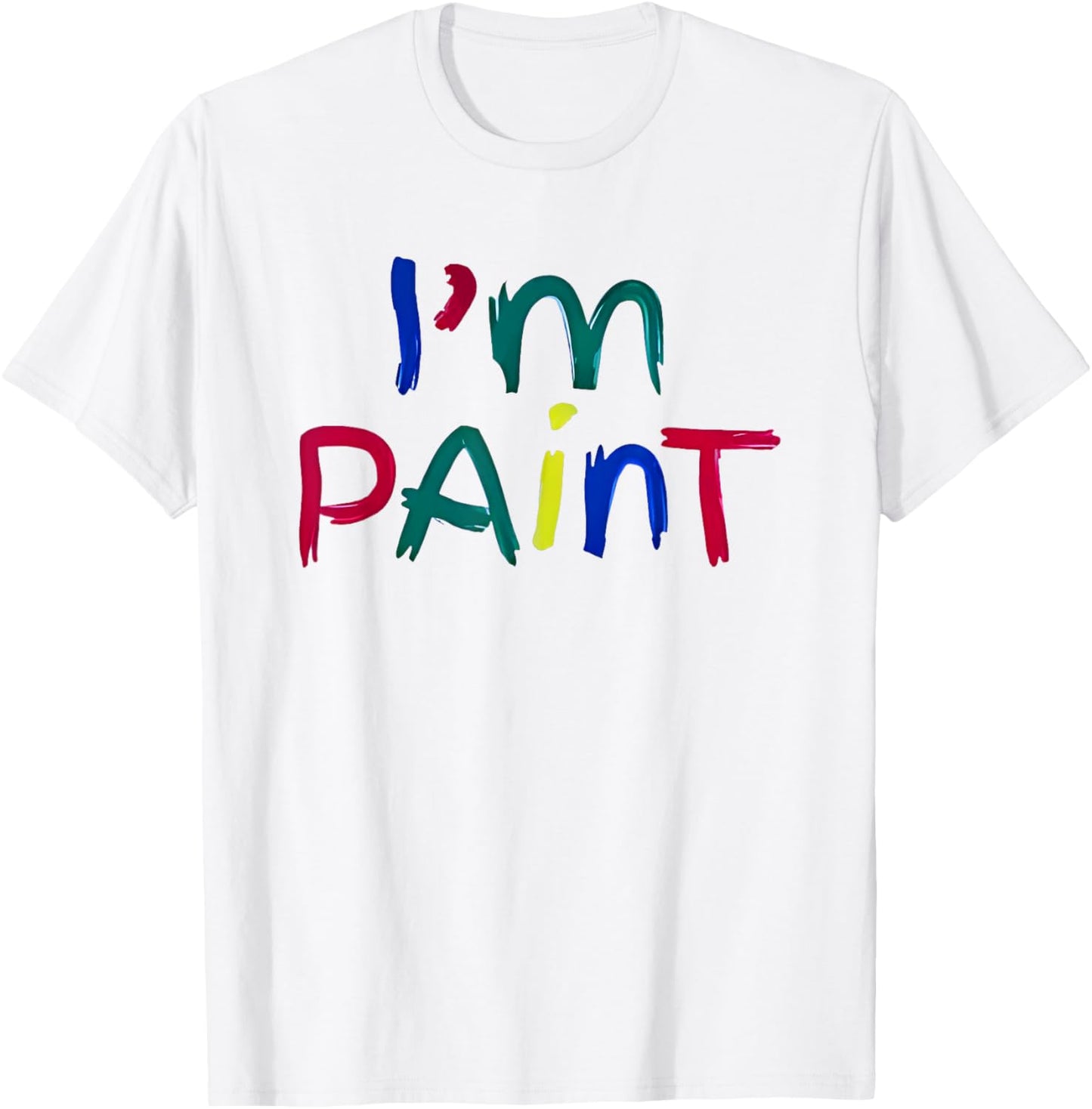 I Heart Love To Finger Paint I'm Paint Cute Couple Valentine T-Shirt