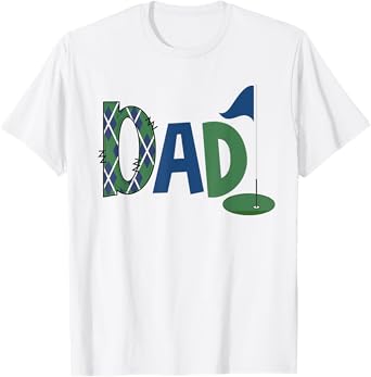 Dad of The Birthday Boy Hole in One Golf Sport Matching T-Shirt