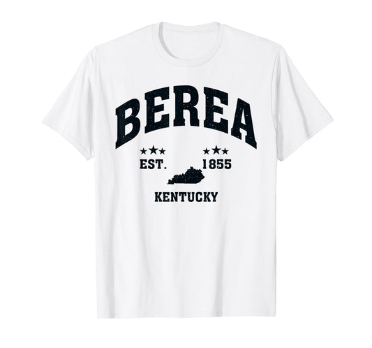 Vintage Berea Kentucky KY Throwback Athletic Sport T-Shirt
