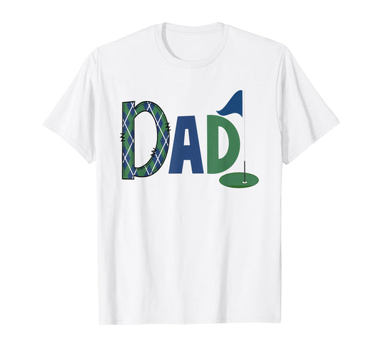 Dad of The Birthday Boy Hole in One Golf Family Matching T-Shirt