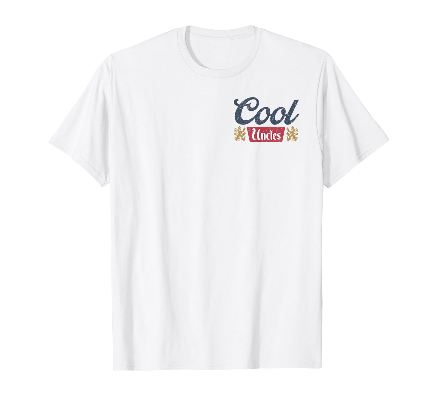Cool Uncles Club Best Uncle Ever Funny Pocket Fathers Day T-Shirt