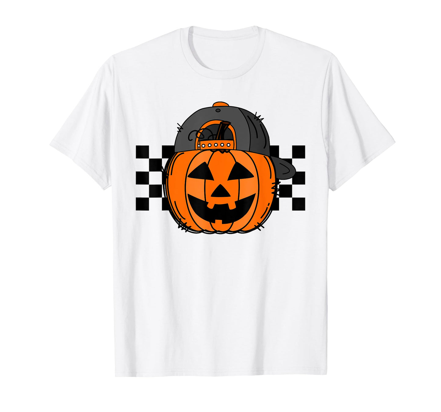 Halloween Shirt Boys Kids Toddler Jack O Lantern Pumpkin Hat T-Shirt