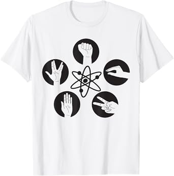 Big Bang Theory Logo Rock Lizard Spock T-Shirt