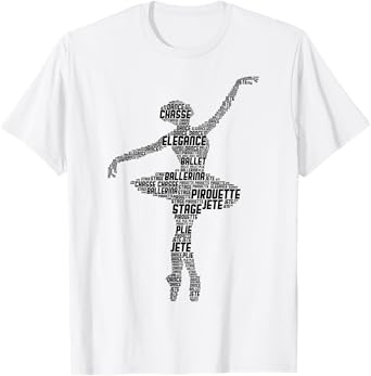 Ballerina Ballet Girls Women T-Shirt