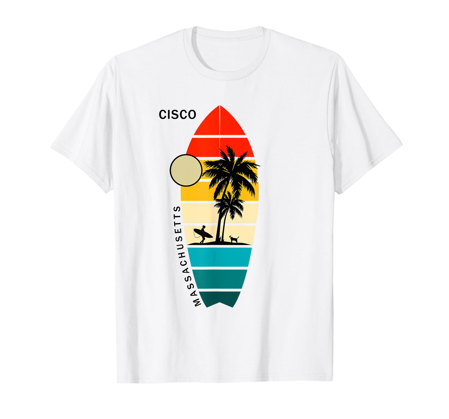 Retro Massachusetts Cisco Surfboarders Surfers T-Shirt