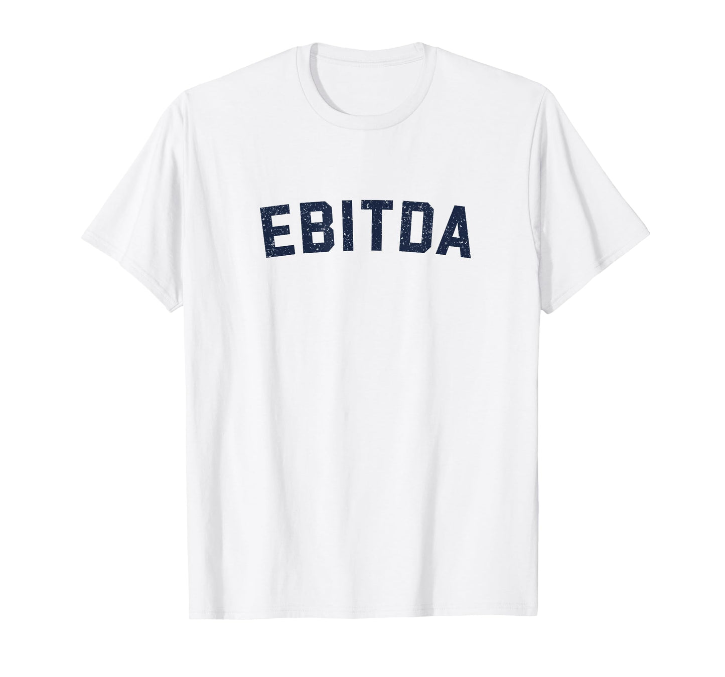 EBITDA Box Letter Adult Cotton T-Shirt