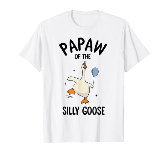 Papaw Of The Silly Goose First Birthday Family Matching T-Shirt