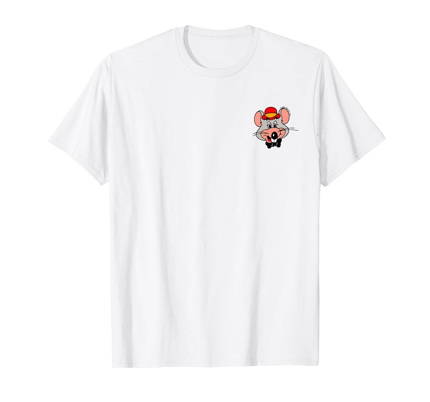 Chuck E. Cheese Retro Chuck E. Left Pocket Logo T-Shirt