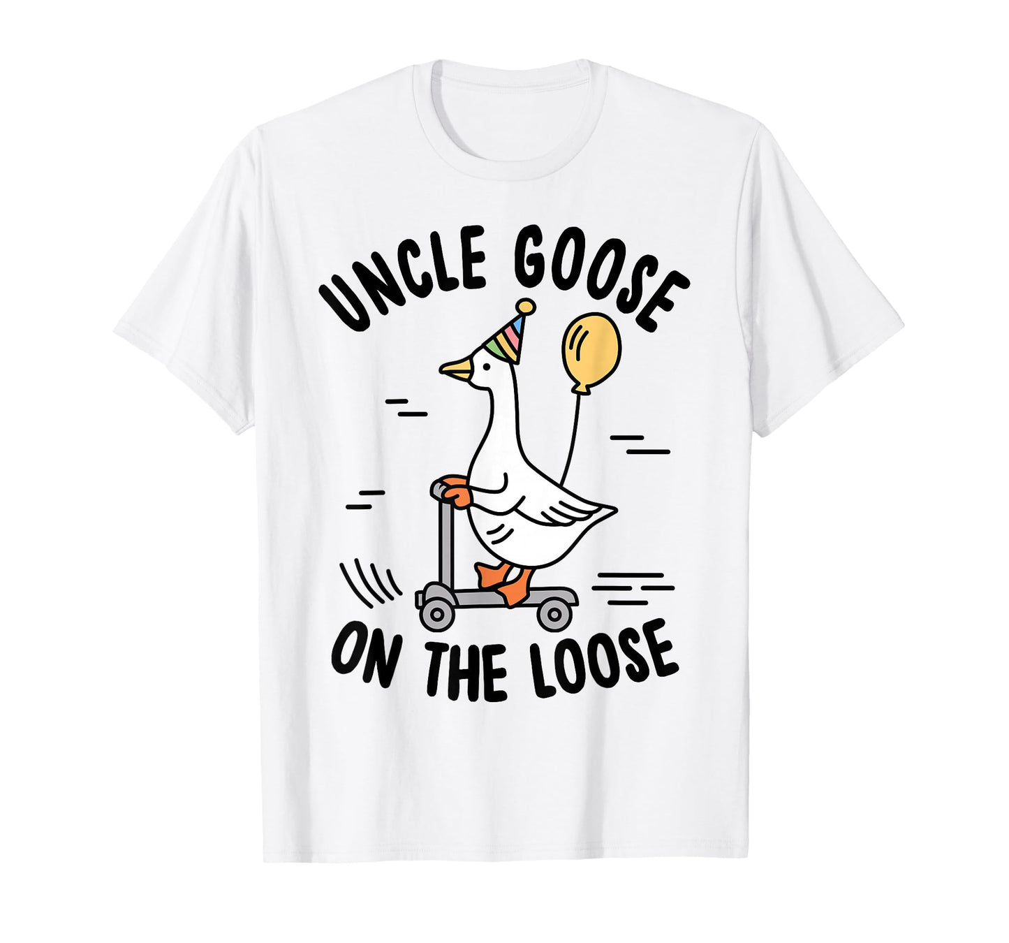 Uncle Goose On The Loose Funny Birthday Matching Family T-Shirt