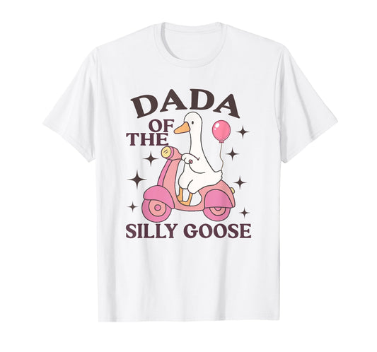 Dada Goose On The Loose Funny Birthday Matching Family T-Shirt