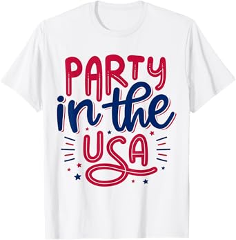 Party In The USA Vintage Independence Day 4th Of July 2024 T-Shirt
